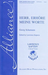 Herr Erhore Meine Worte SSAATTBB choral sheet music cover